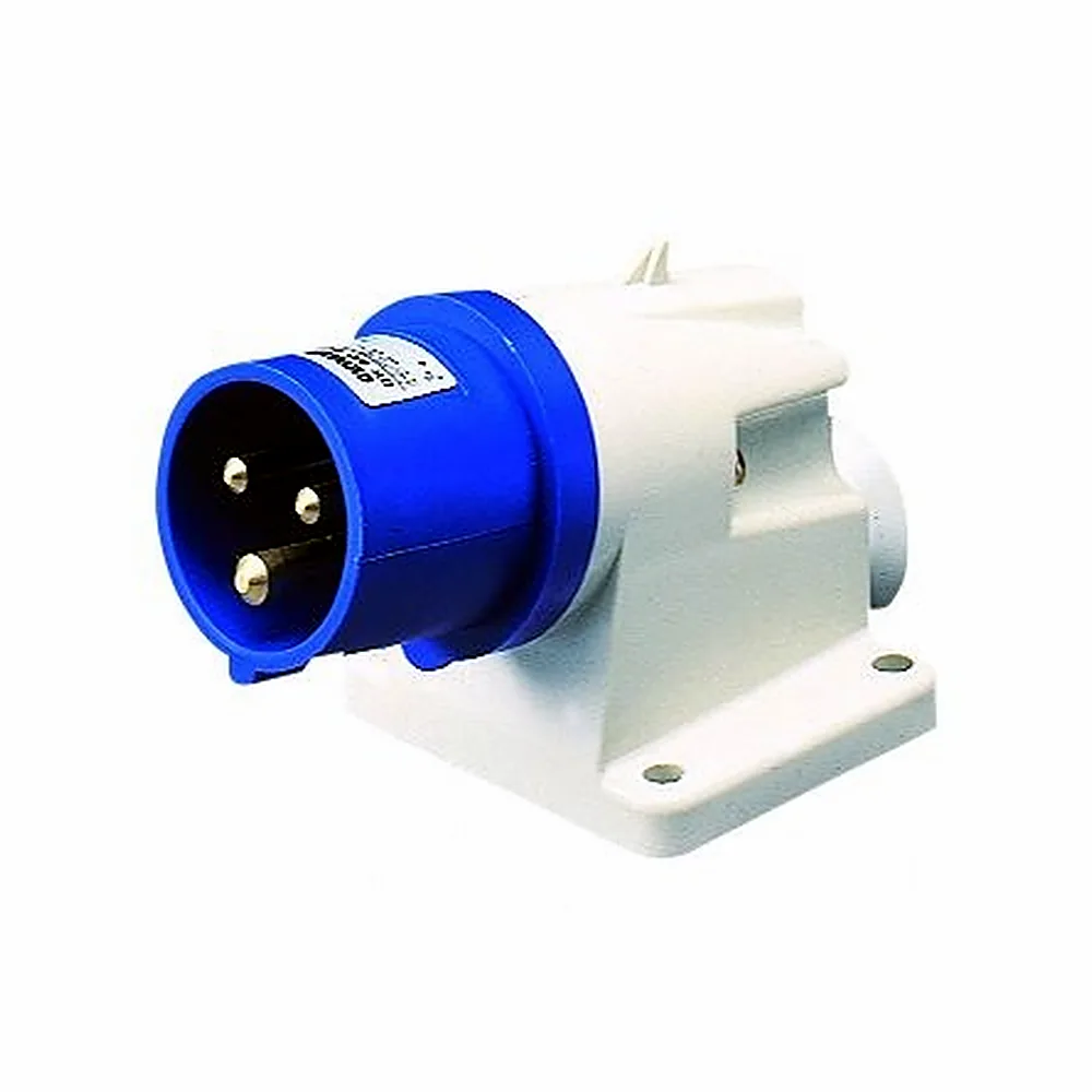 Вилка GEWISS IEC 309 HP стаціонарна 90° IP44 2P+E 32A 230V 6H GW60415