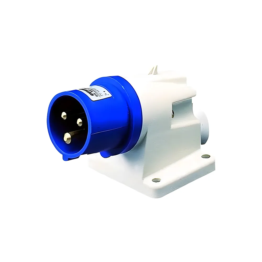 Вилка стаціонарна IEC 309 HP 90° IP44 2P+E 32 А 230 В 6H GEWISS GW60415