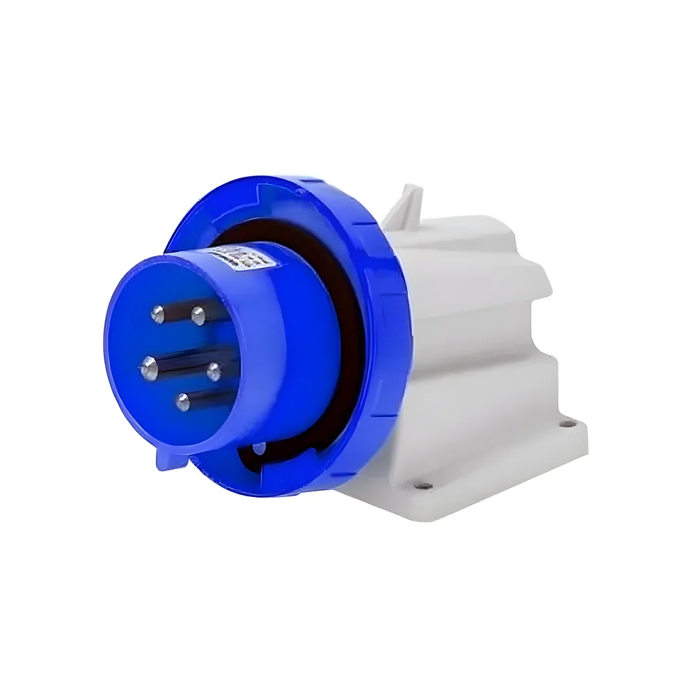 Вилка стаціонарна IEC 309 HP IP67 90° 2P+E 16 А 230 В 6H GEWISS GW60426