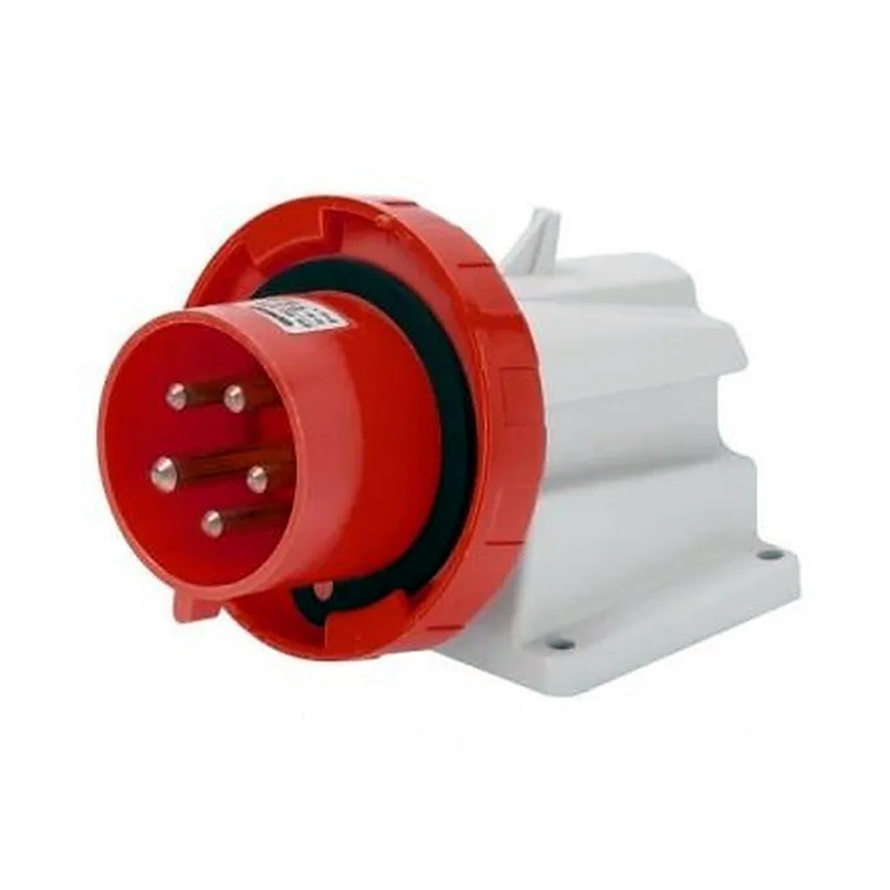 Вилка стаціонарна GEWISS IEC 309 HP IP67 90° 3P+N+E 16A 400V 6H GW60431