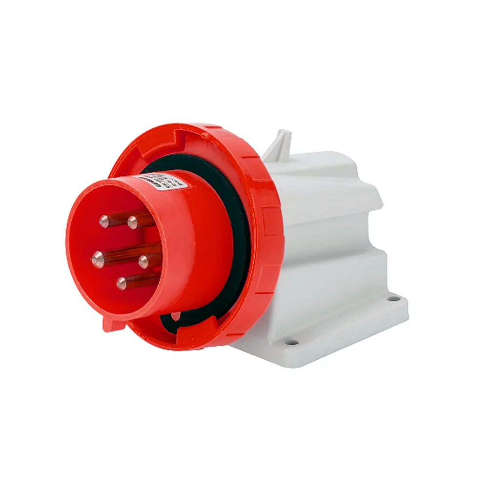 Вилка стаціонарна GEWISS IEC 309 HP IP67 90° 3P+E 16A 400V 6H GW60430