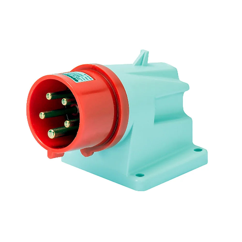 Вилка GEWISS IEC 309 HP стаціонарна 90° IP44 3P+N+E 16A 400V 6H GW60409