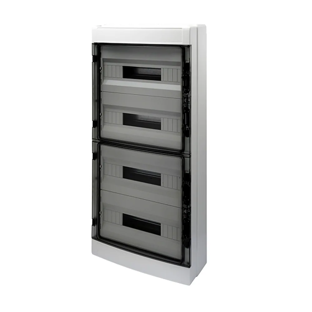 Корпус GEWISS 40CD навісний 72М 410x878x160 мм прозорі двері IP65 GW40109