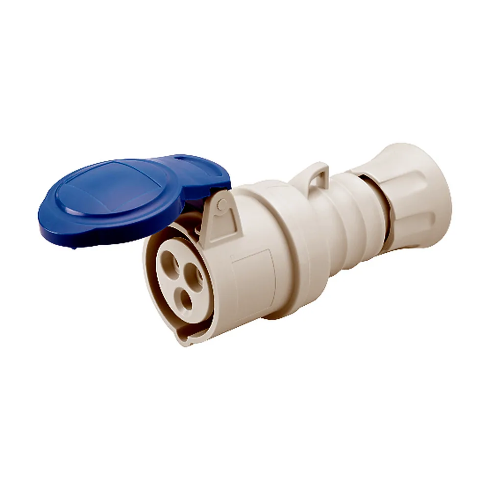 Розетка переносна GEWISS IEC 309 HP IP44 2P+E 32A 230V 6H GW62015H