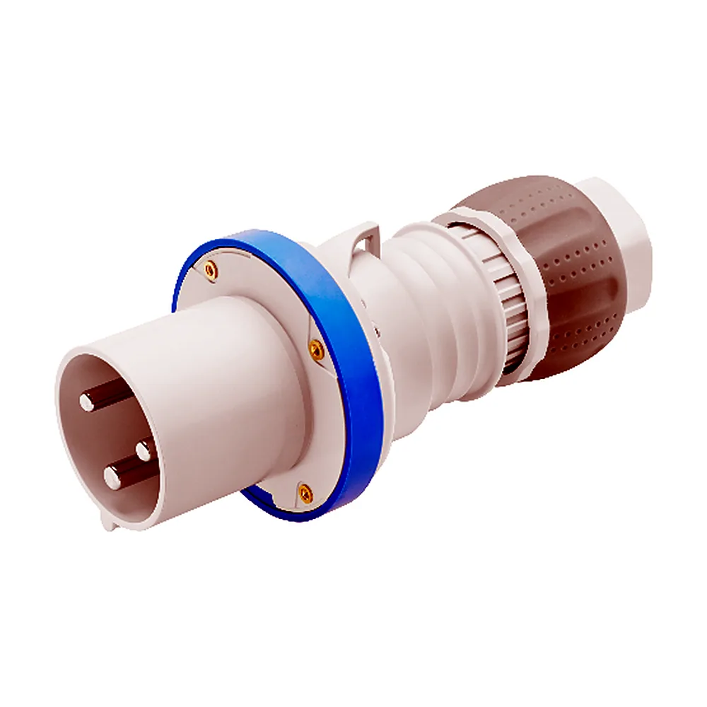 Вилка GEWISS IEC 309 HP переносна IP44 2P+E 63A 230V 6H GW61016H