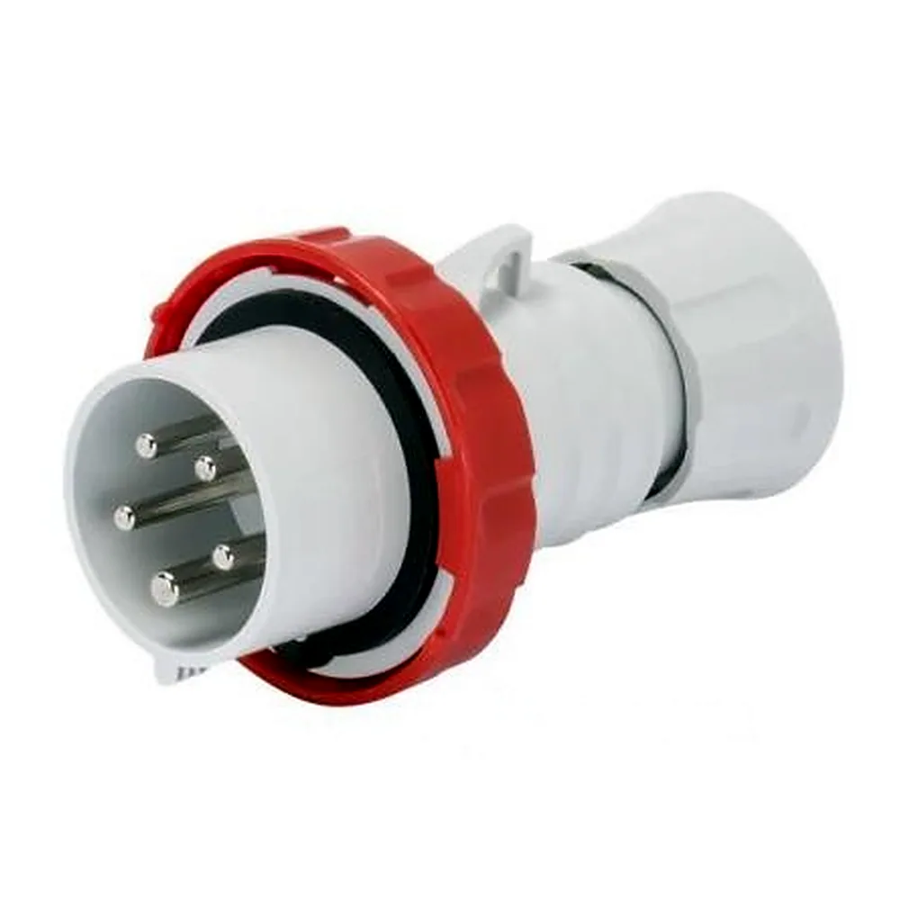 Вилка GEWISS IEC 309 HP переносна IP67 3P+N+E 32A 400V 6H GW60042H