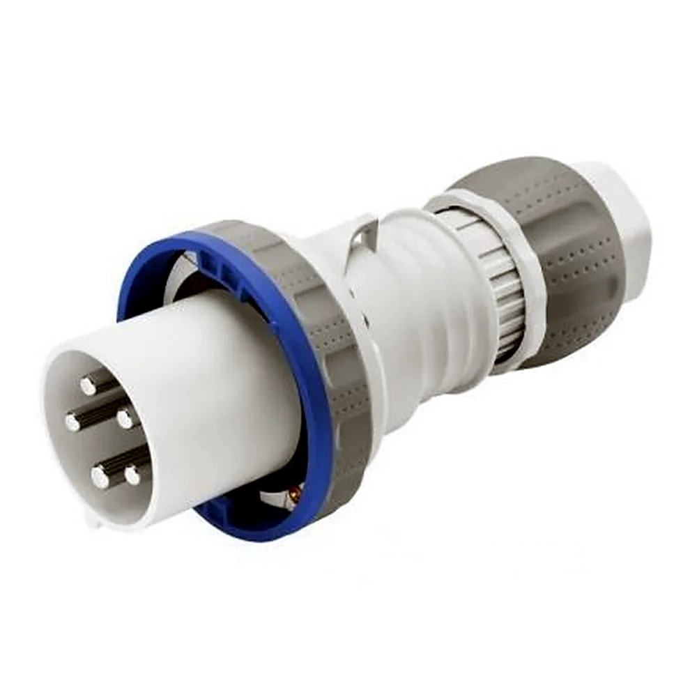Вилка переносна GEWISS IEC 309 HP IP67 2P+E 63A 230V 6H GW61048H