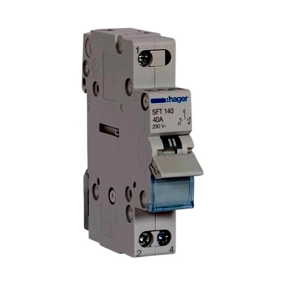Перемикач I-0-II Hager 1P 40A 230V SFT140