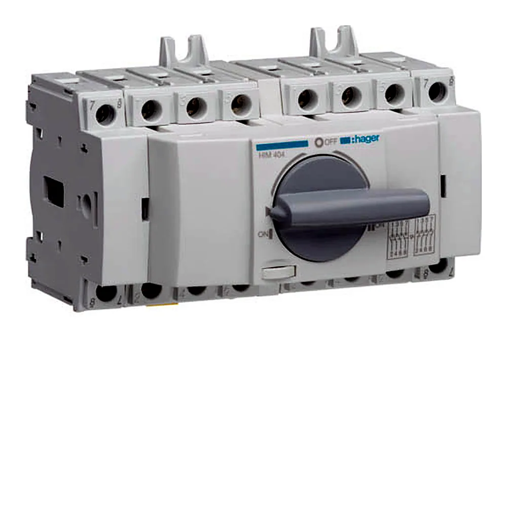 Перемикач Hager I-0-II 4P 40A HIM404