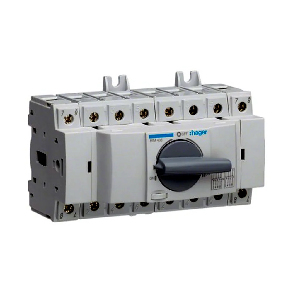 Перемикач Hager I-0-II 4P 80A HIM408