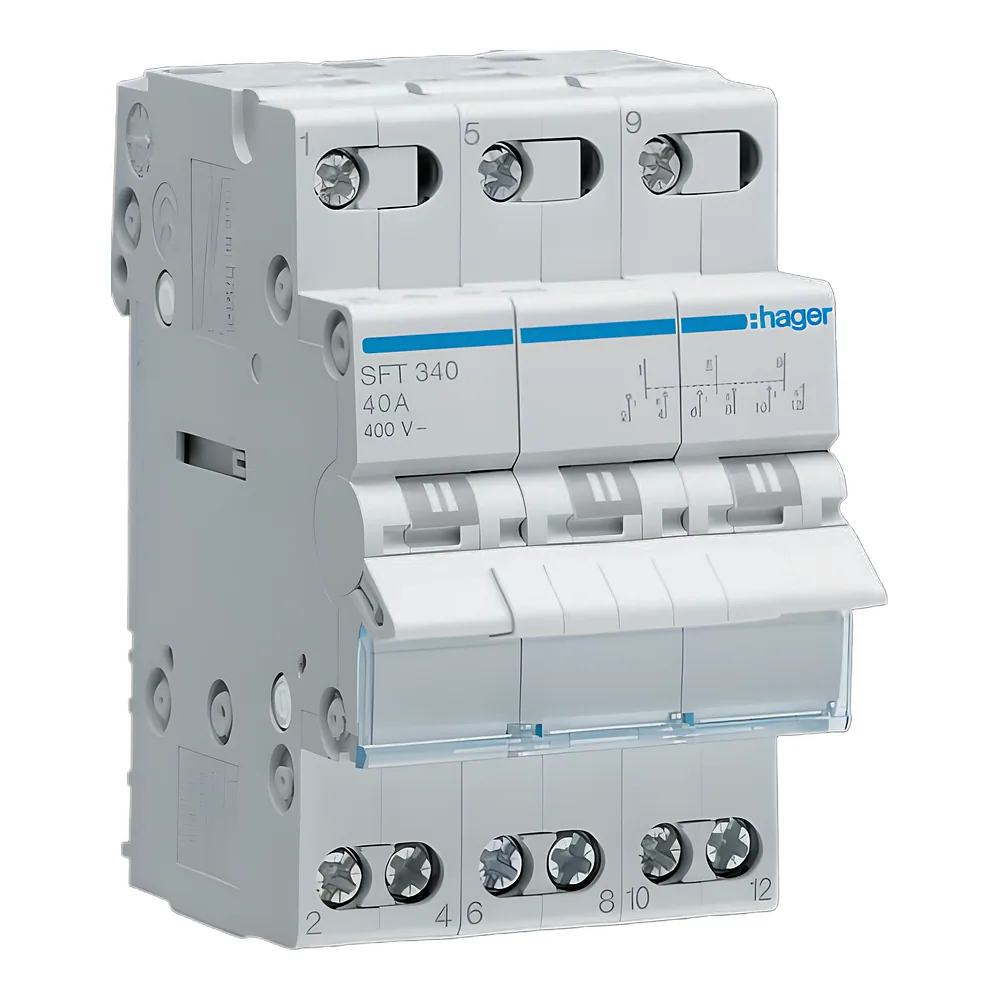 Кулачковий перемикач I-0-II 3P 40 А 400 В Hager SFT340