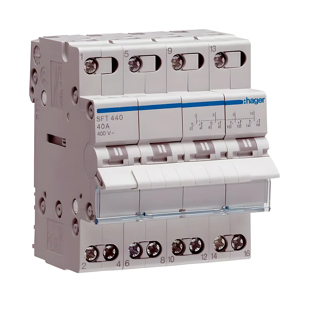 Кулачковий перемикач I-0-II 4P 40 А 400 В Hager SFT440