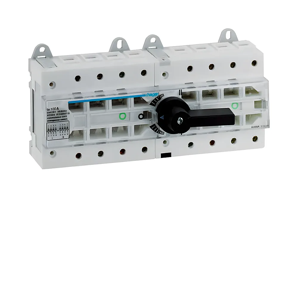 Перемикач I-0-II 4P 100 А 400/690 В Hager HI405R