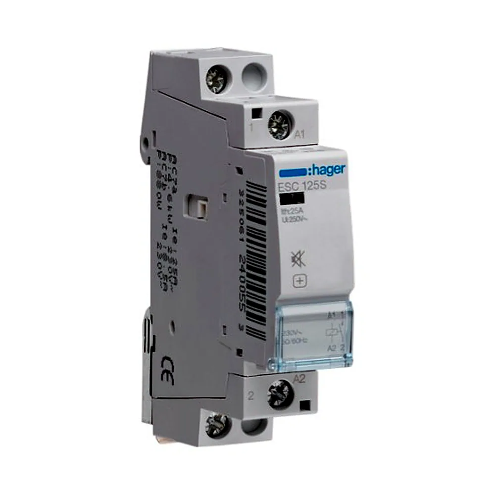 Контактор Hager ESC125S безшумний 25A 230V 1НВ