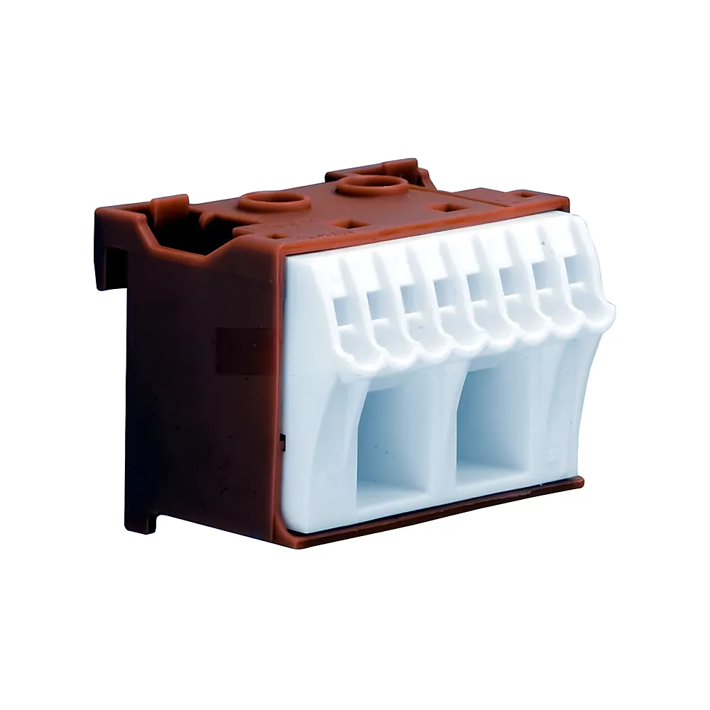 Клема фаза QuickConnect 2х16 мм²+8х4 мм² 45 мм Hager KN10P