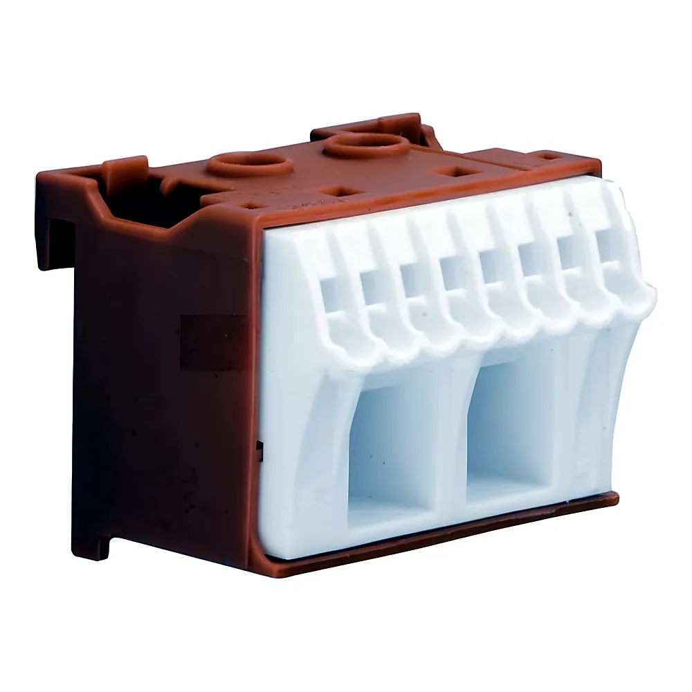 Клема фаза QuickConnect 2х16 мм²+8х4 мм² 45 мм Hager KN10P