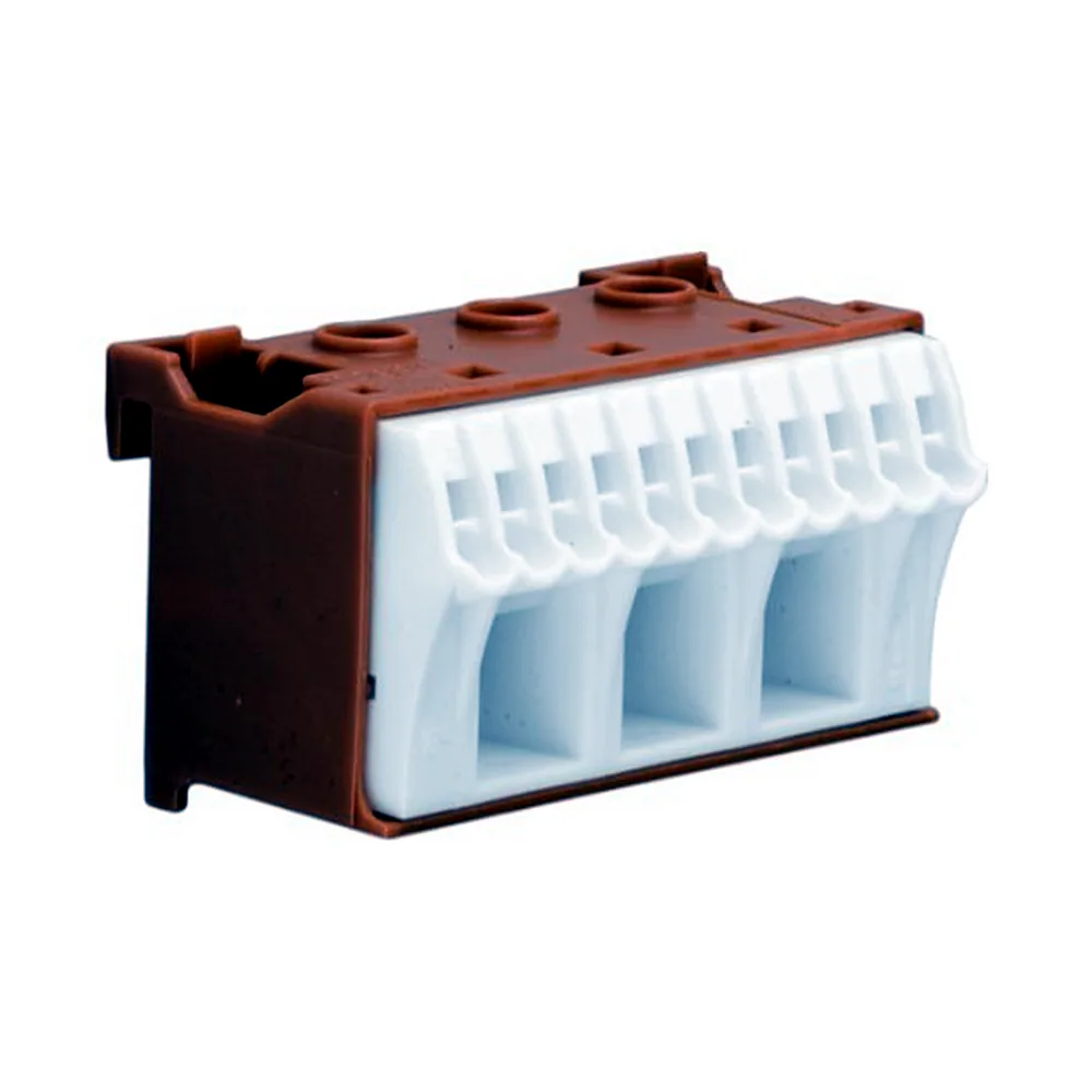Клема фаза Hager QuickConnect 3x16мм2+11x4мм2 60мм KN14P