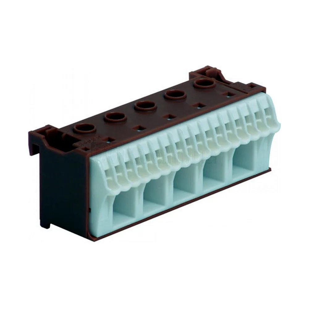 Клема фаза Hager QuickConnect 5x16мм2+17x4мм2 90мм KN22P