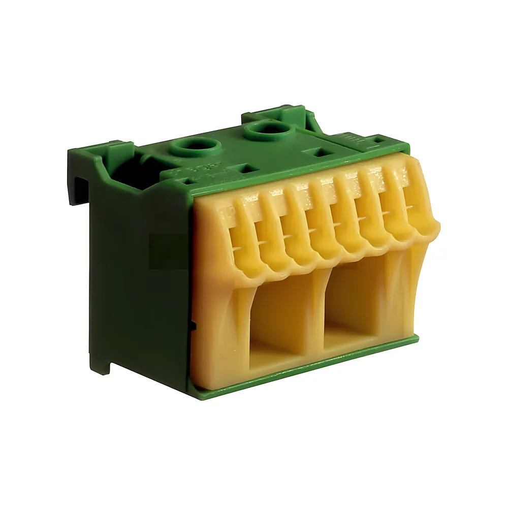 Клемна колодка QuickConnect PE 2х16 мм²+8х4 мм² 45 мм Hager KN10E