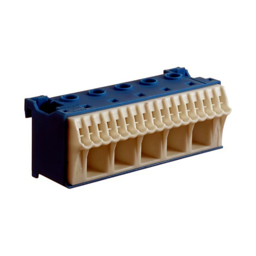 Клемна колодка Hager QuickConnect N 5x16 мм²+17x4 мм² 90 мм KN22N
