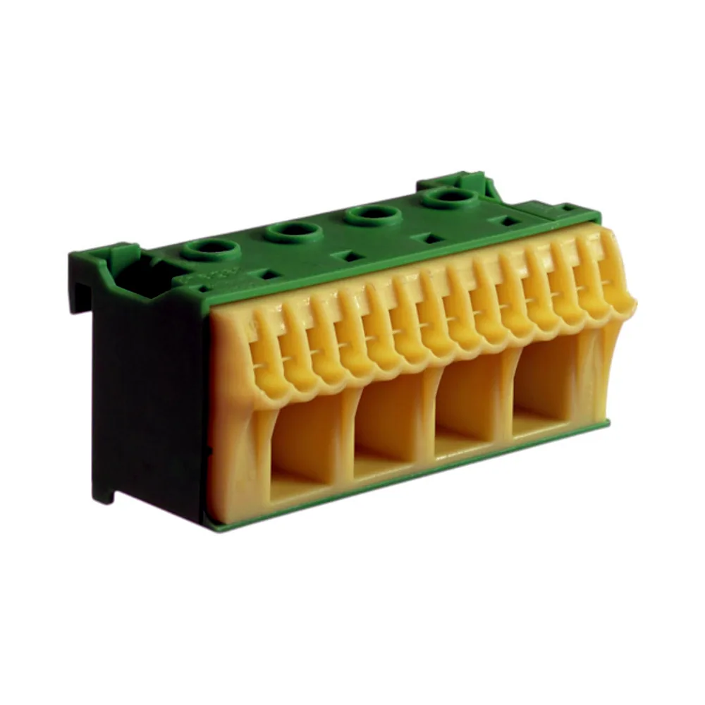 Клема PE Hager QuickConnect 4x16мм2+14x4мм2 75мм KN18E