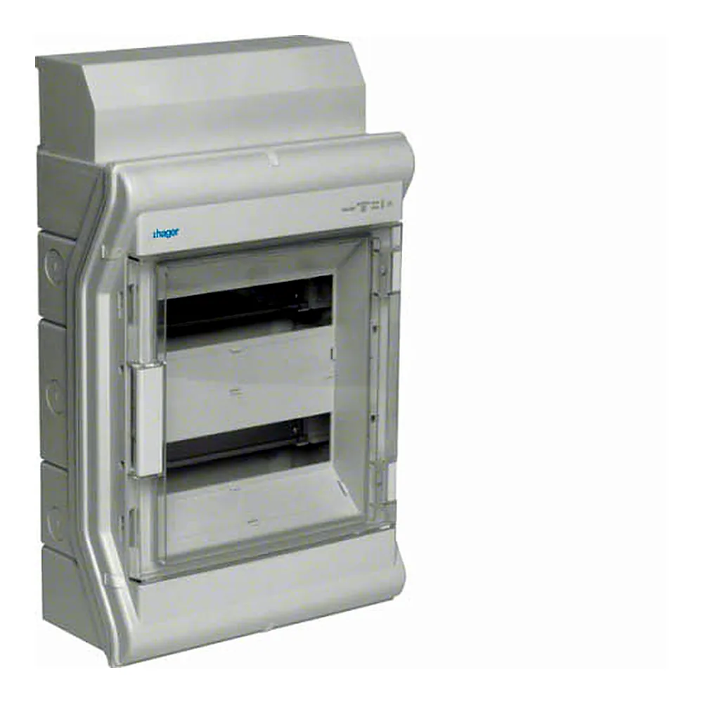 Щит Hager VECTOR з/у прозорі дверцята IP65 24(28) мод VE212DN