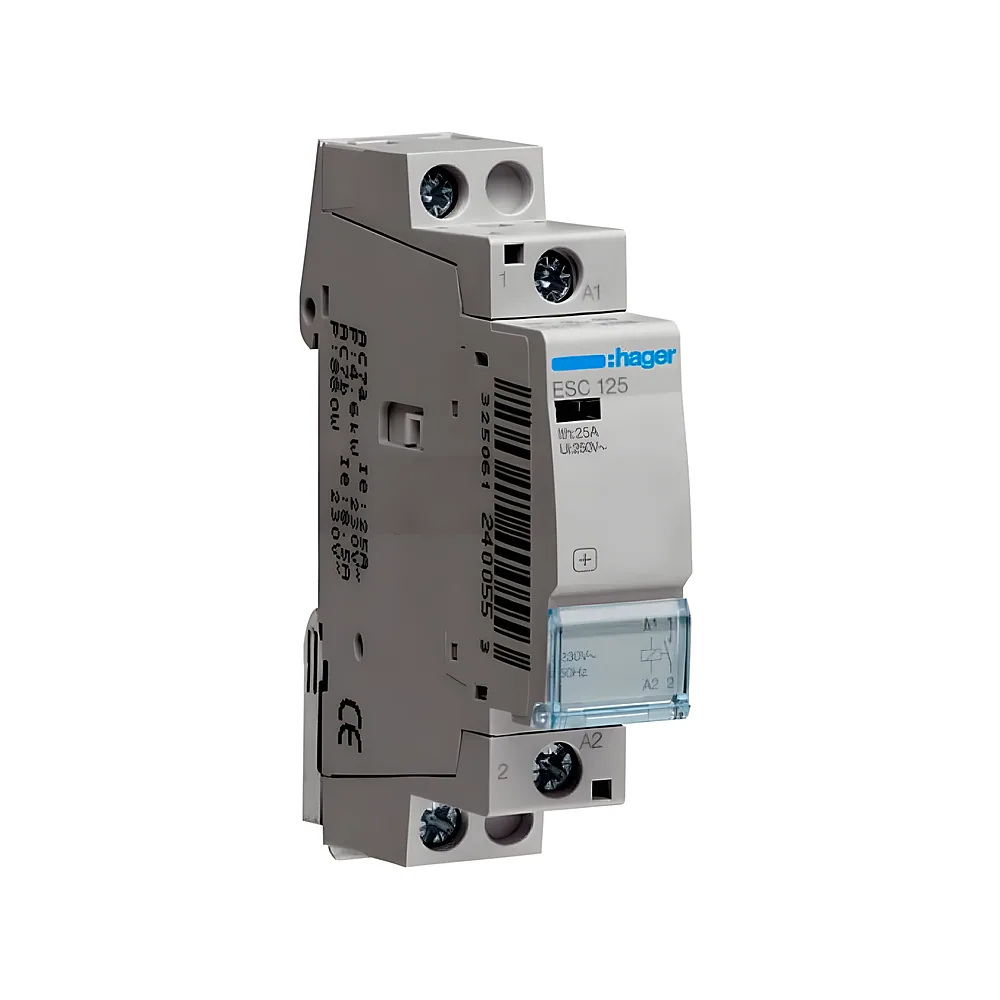 Контактор 25 А 1NO 230 В Hager ESC125