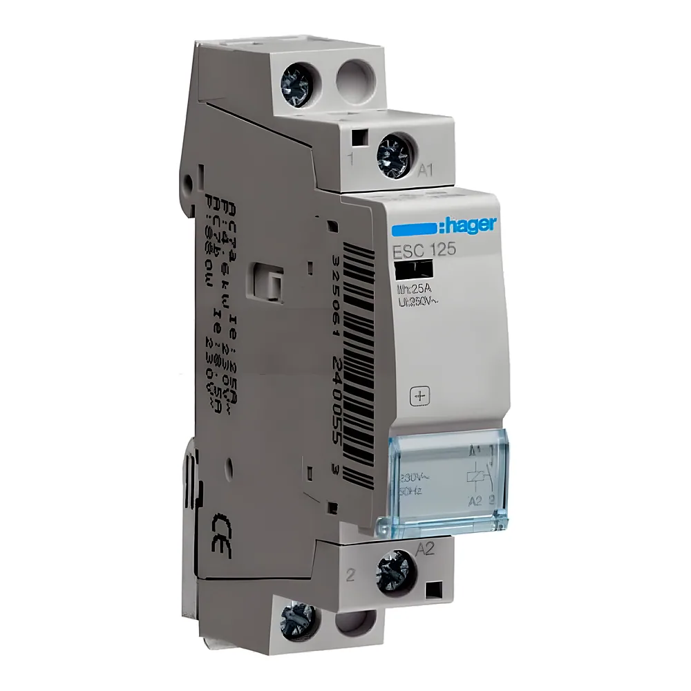 Контактор 25 А 1NO 230 В Hager ESC125