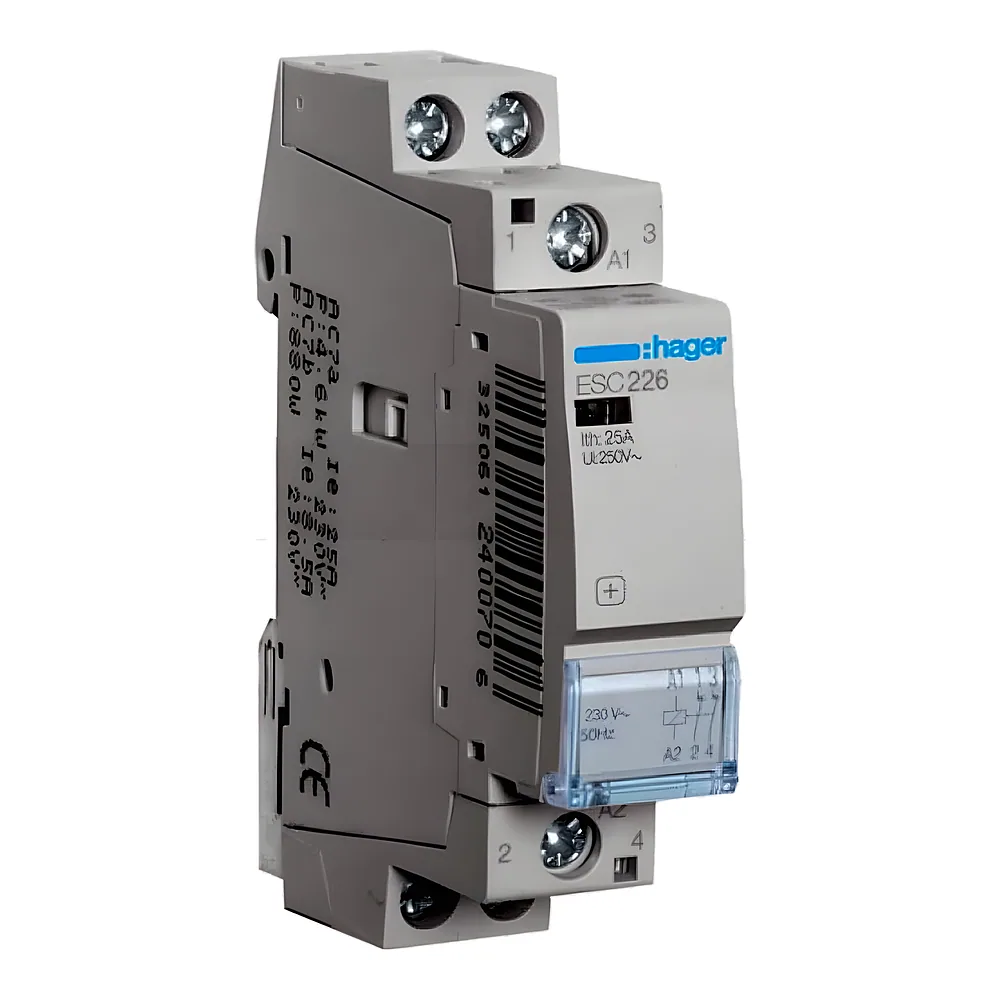 Контактор 25 А 2NC 230 В Hager ESC226