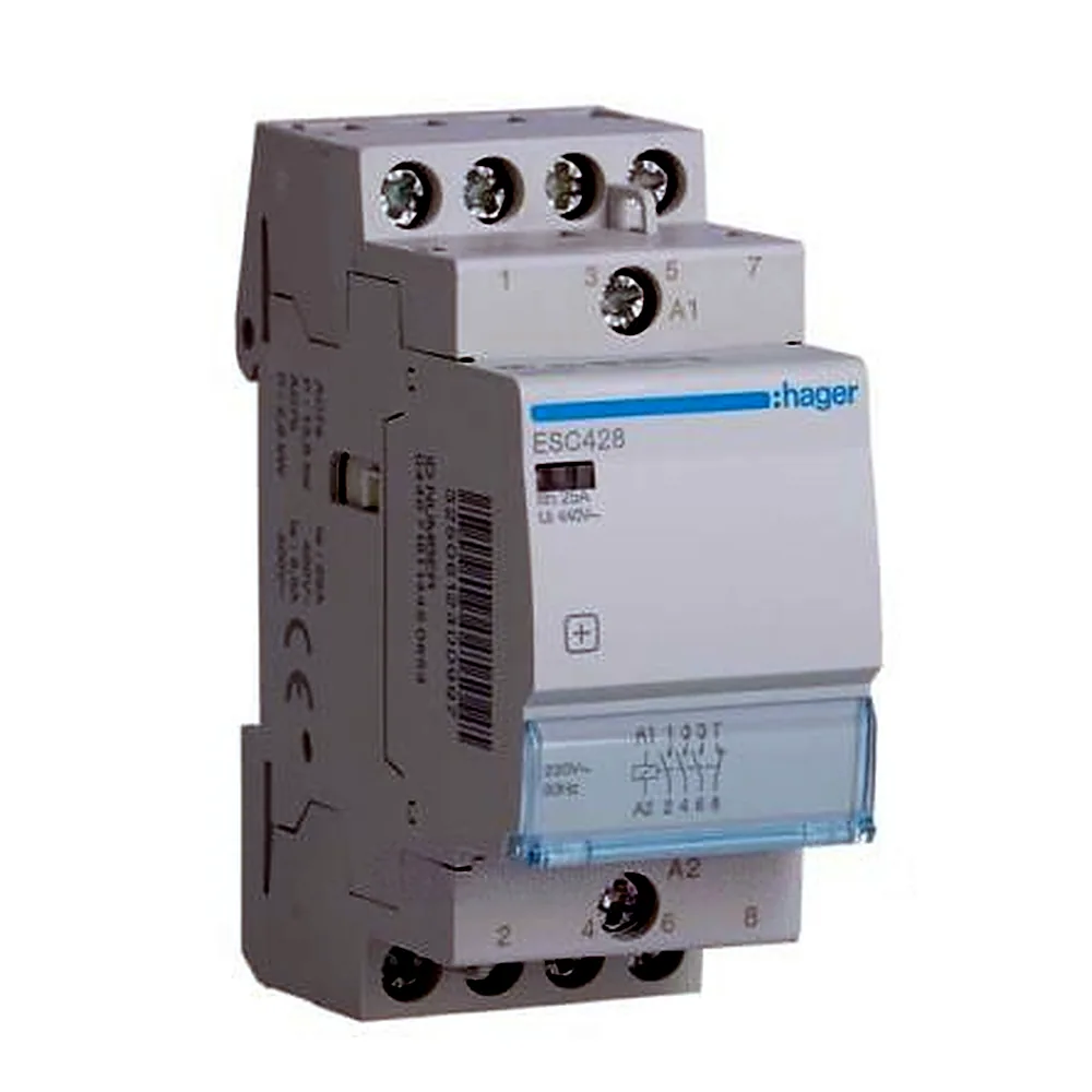 Контактор Hager 25A 3НВ+1НЗ 230В ESC428