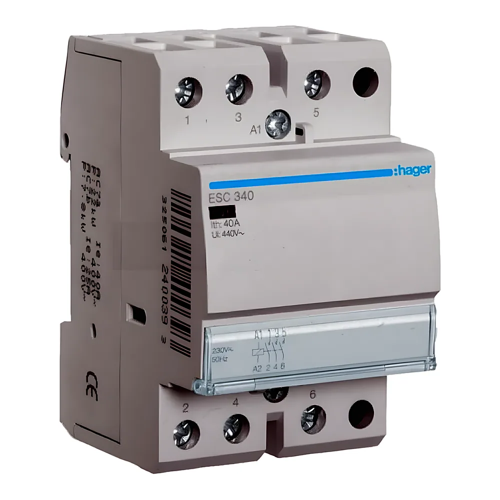 Контактор 40 А 3NO 230 В Hager ESC340