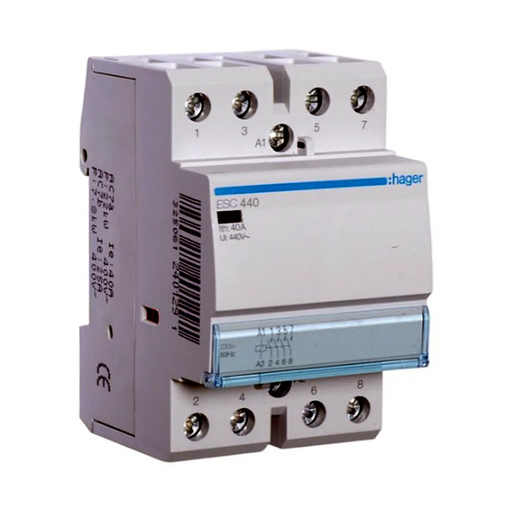 Контактор Hager 40A 4НВ 230В ESC440