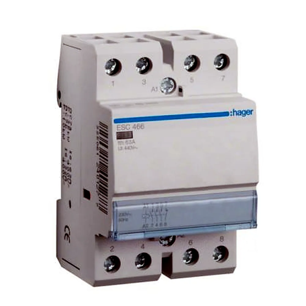 Контактор Hager 63A 3НВ+1НЗ 230В ESC466