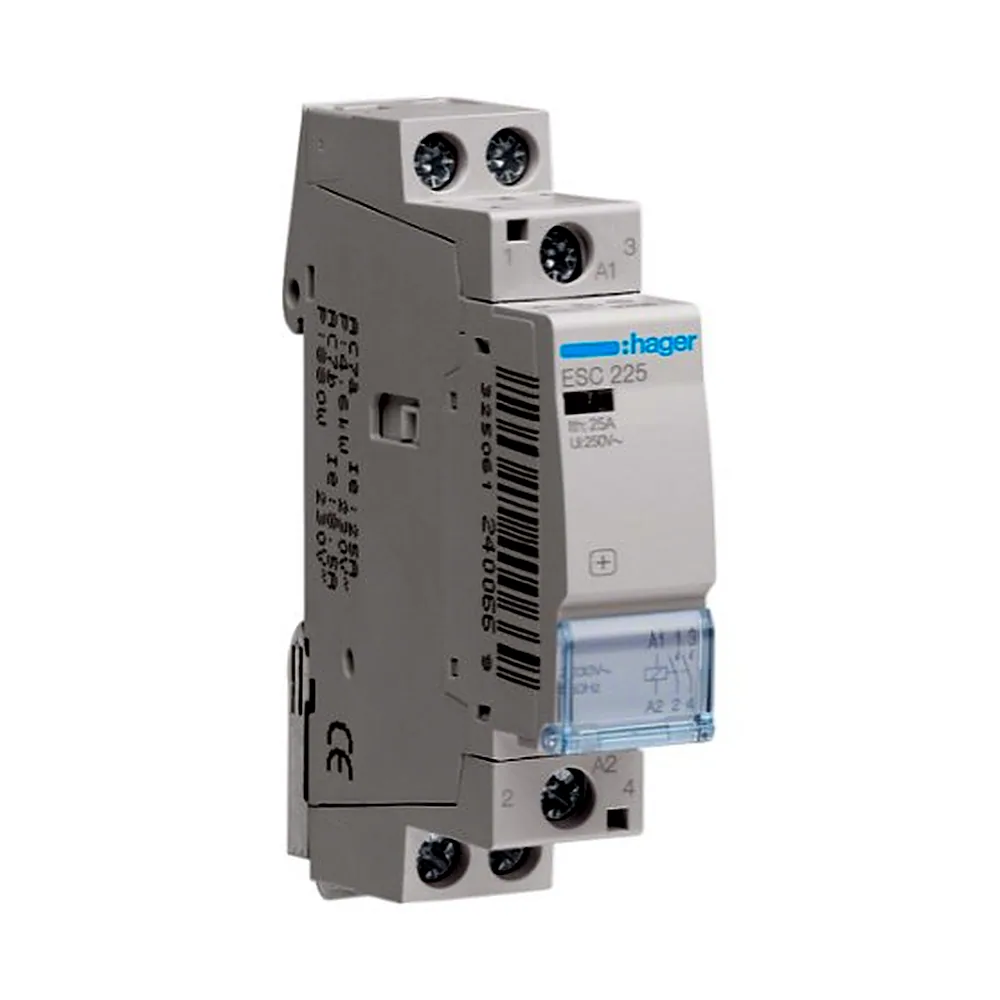 Контактор Hager 25A 2НВ 230В ESC225