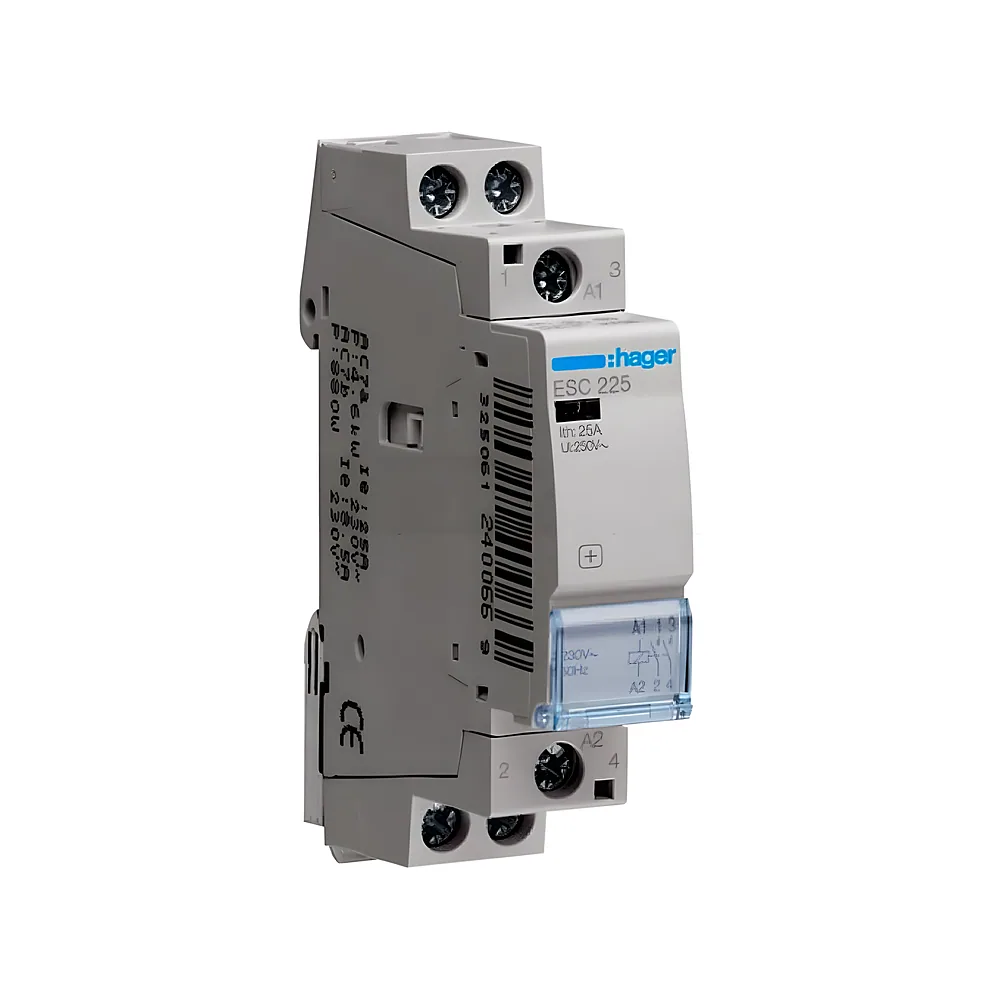 Контактор 25 А 2NO 230 В Hager ESC225