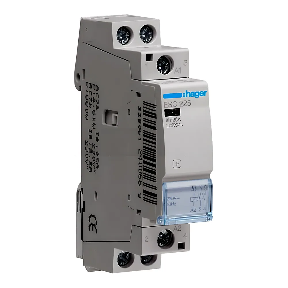 Контактор 25 А 2NO 230 В Hager ESC225