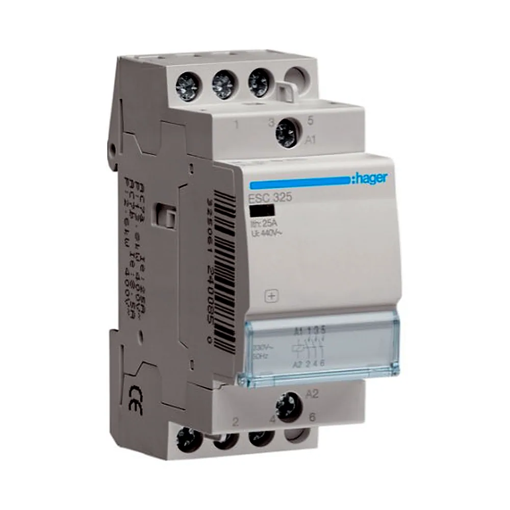 Контактор Hager 25A 3НВ 230В ESC325