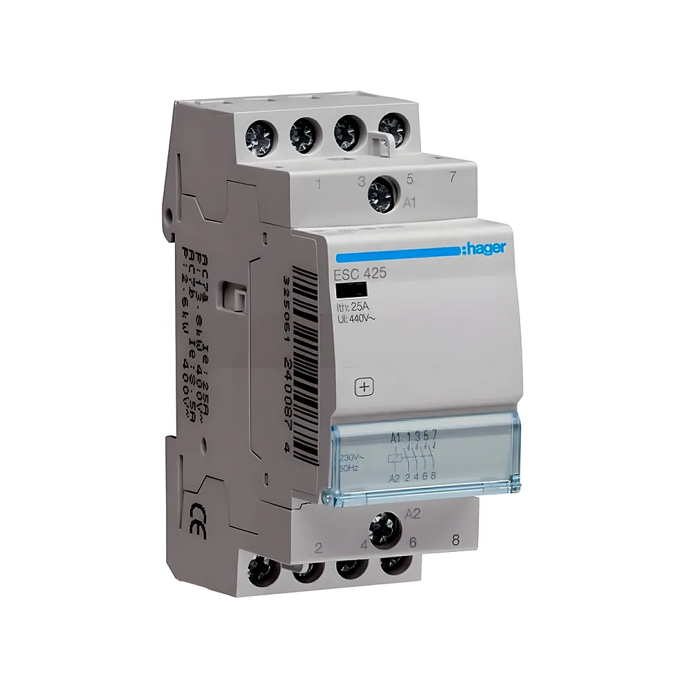 Контактор 25 А 4NO 230 В Hager ESC425