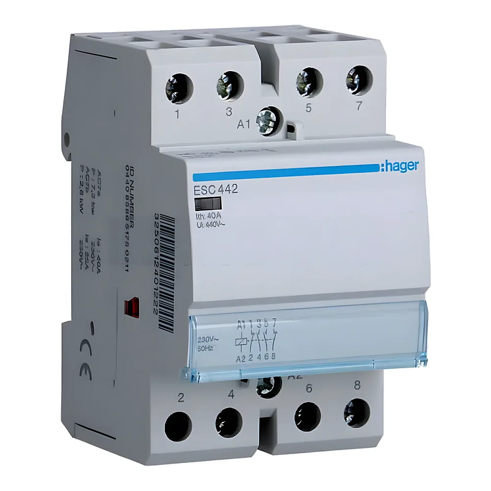 Контактор 40 А 2NO+2NC 230 В Hager ESC442