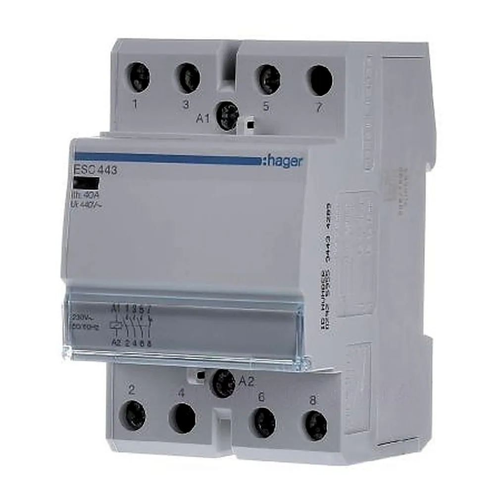Контактор Hager 40A 3НВ+1НЗ 230В ESC443