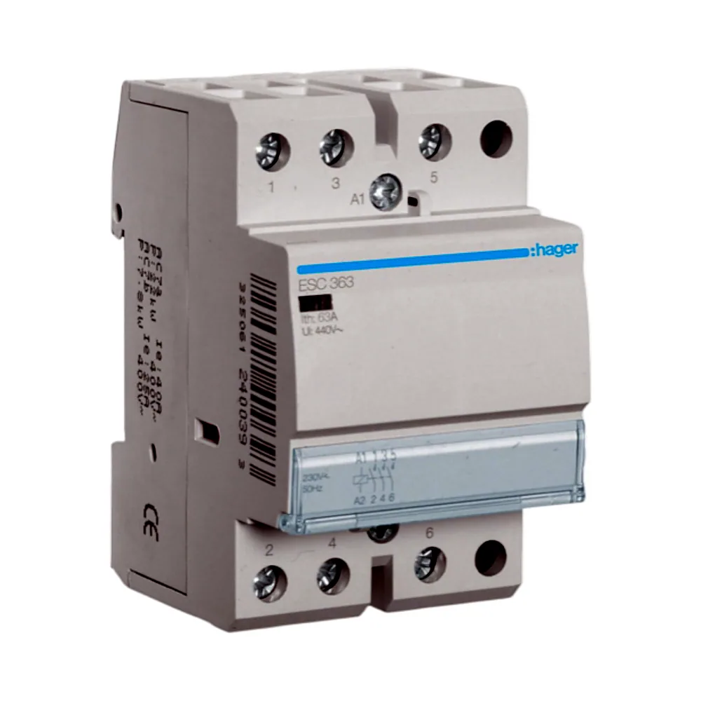 Контактор Hager 63A 3НВ 230В ESC363
