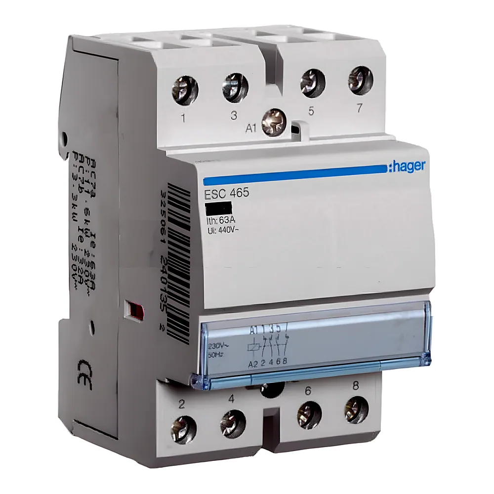 Контактор 63 А 2NO+2NC 230 В Hager ESC465