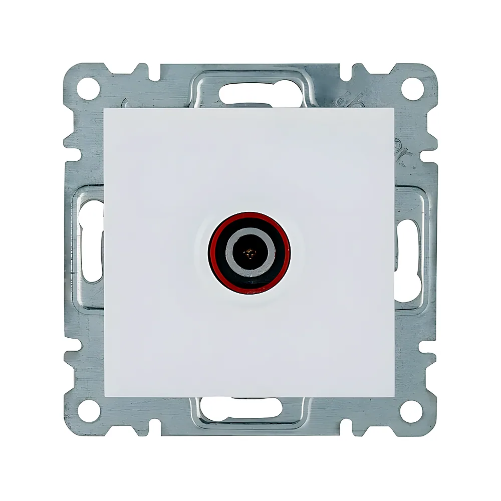 Розетка Hager Lumina-2 ТВ біла WL3210