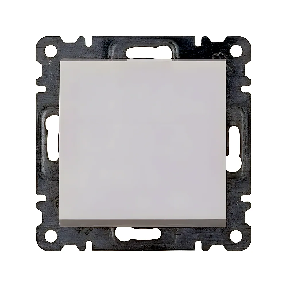 Вимикач Hager Lumina-2 хрестовий 1 кл. білий 10A 230V WL0030