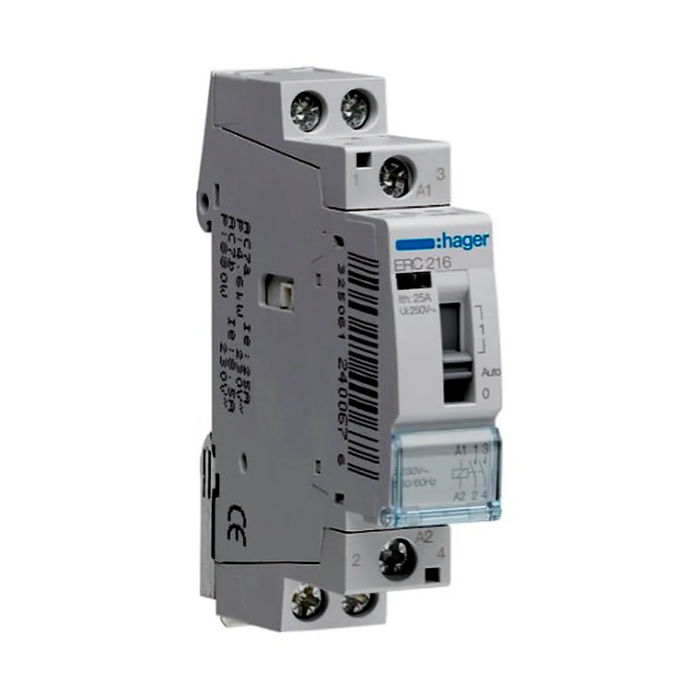 Реле Hager 16A 2НВ 230В ERC216
