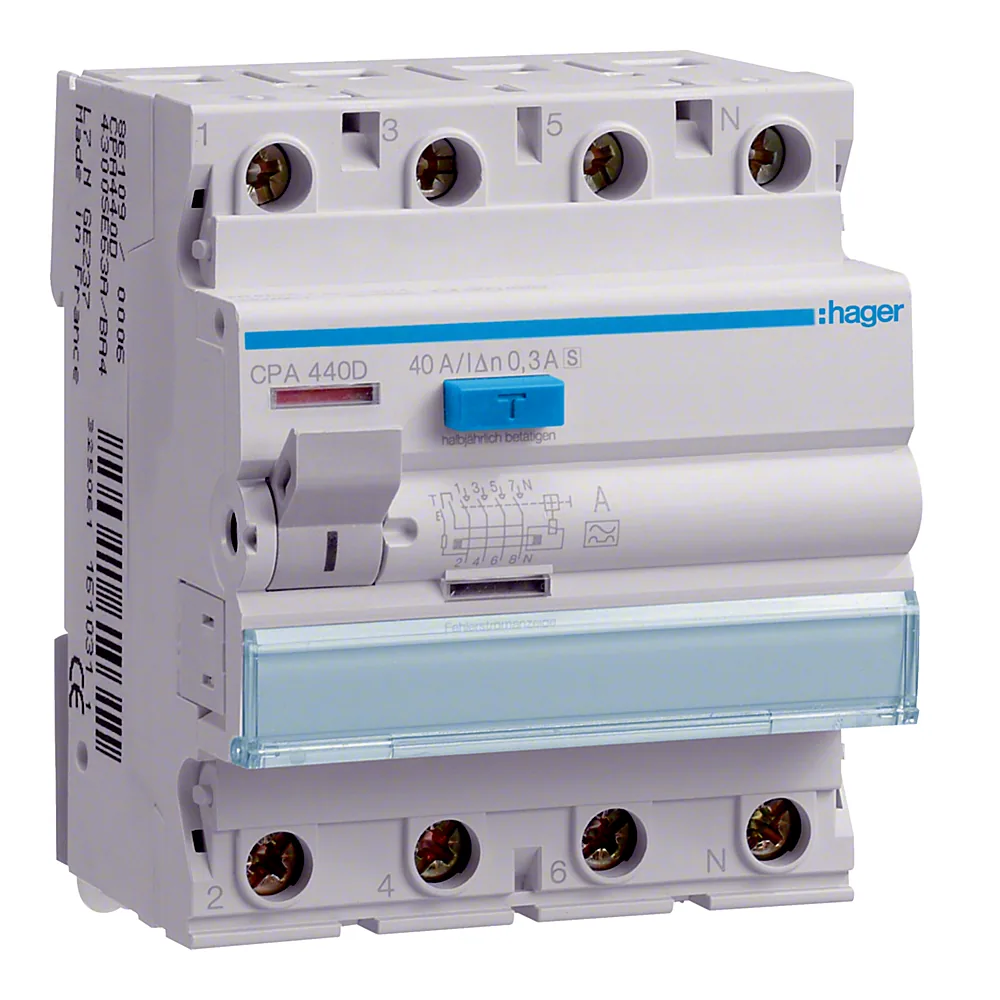 ПЗВ 4P 6kA 40A 300mA A S