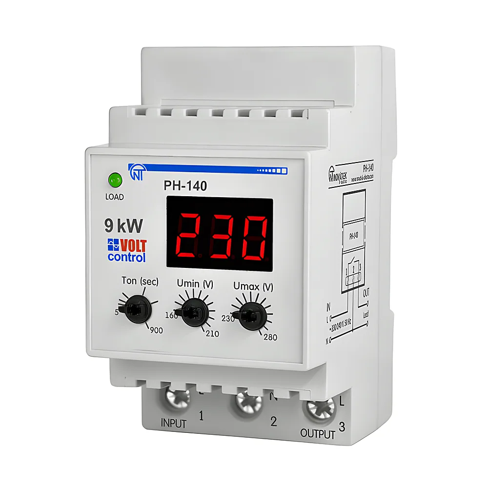 Реле контролю напруги НОВАТЕК РН-140 40A 220V NTRN14003