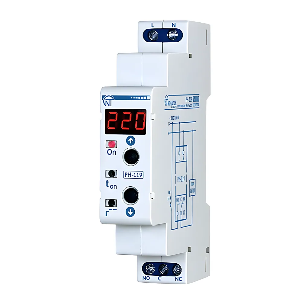 Реле контролю напруги НОВАТЕК РН-119 16A 220V NTRN11900