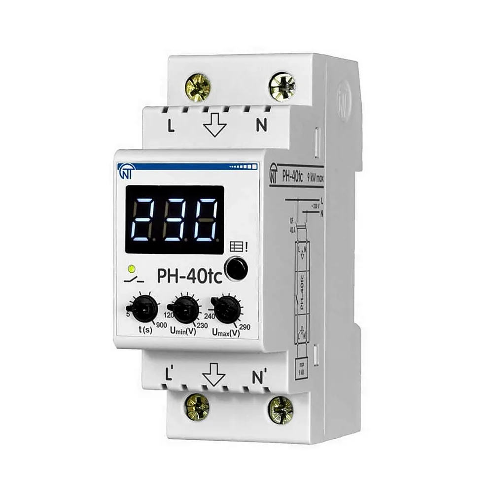 Реле контролю напруги НОВАТЕК РН-40tc NTRN04002