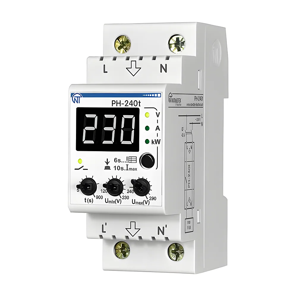 Реле контролю напруги НОВАТЕК РН-240Т 40A 220V NTRN240T2